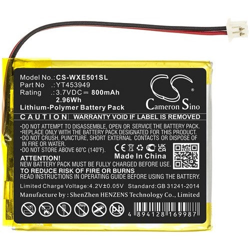 Wexler E5001 Battery