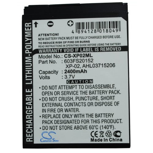 O2 XDA Atom Life Battery