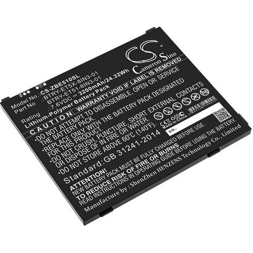 Zebra ET51 Windows OS Battery