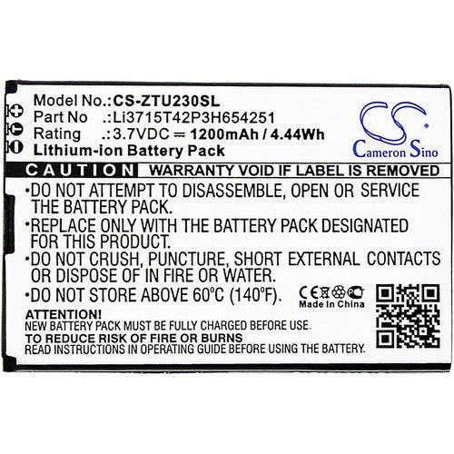 CS-ZTU230SL Battery