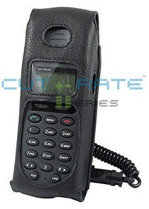 Polycom WLAN 2211 Vinyl Holster (Open Face Design) with Metal Hinge Clip and Coil Lanyard