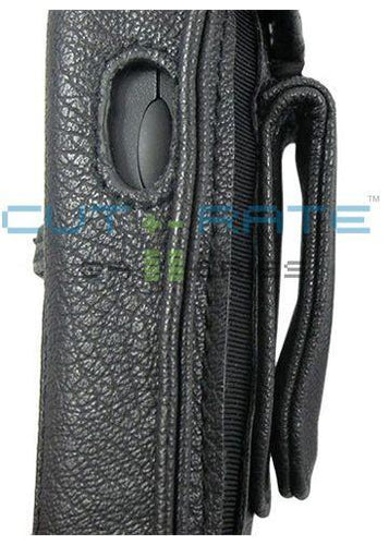 Siemens TTQ5050 Vinyl Holster (Open Face Design) with Metal Hinge Clip and Coil Lanyard