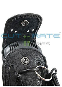 Lucent TTQ5050 Vinyl Holster (Open Face Design) with Metal Hinge Clip and Coil Lanyard