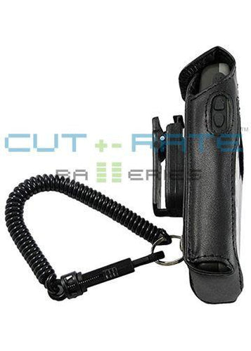 Spectralink 6020 Vinyl Holster with Metal Hinge Clip and Coil Lanyard