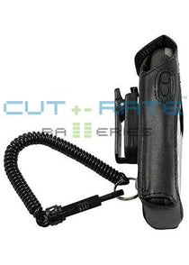 Spectralink Link 6120 Vinyl Holster with Metal Hinge Clip and Coil Lanyard