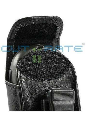 Polycom 8020 Vinyl Holster with Metal Hinge Clip and Coil Lanyard