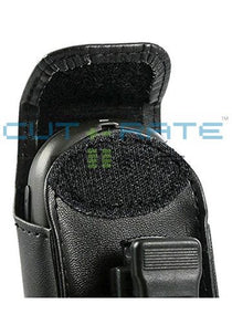WTO310 Vinyl Holster with Metal Hinge Clip and Coil Lanyard