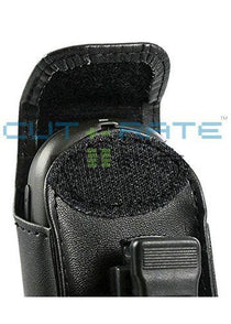 Avaya 6120 Vinyl Holster with Metal Hinge Clip and Coil Lanyard