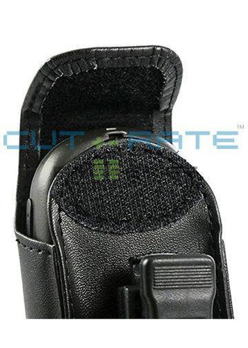 Polycom 6020 Vinyl Holster with Metal Hinge Clip and Coil Lanyard
