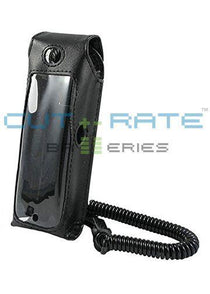 Spectralink 6020 Vinyl Holster with Metal Hinge Clip and Coil Lanyard
