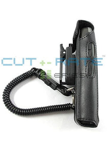 SK38VH2-G Vinyl Holster with Swivel Belt Clip and Coil Lanyard