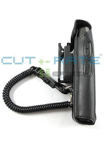 Alcatel BPL300 Vinyl Holster with Swivel Belt Clip and Coil Lanyard