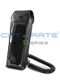 Polycom 8030 Vinyl Holster with Swivel Belt Clip and Coil Lanyard