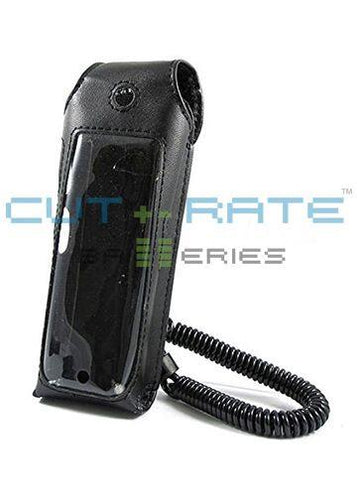 Alcatel BPL300 Vinyl Holster with Swivel Belt Clip and Coil Lanyard