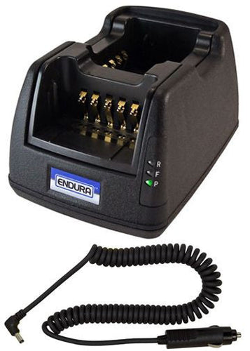 Kenwood KNB-25 Charger – 2-Bay Rapid Vehicle Charger